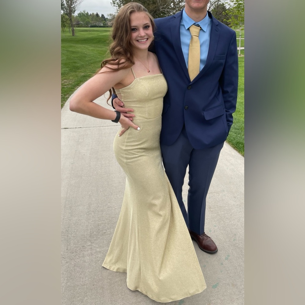 Gold Prom Gown